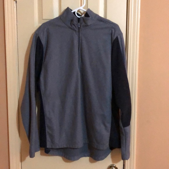 Lands’ End Black and Grey Pullover - Picture 1 of 3